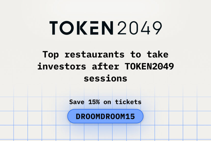 Top Restaurants to Take Investors After TOKEN2049 Sessions