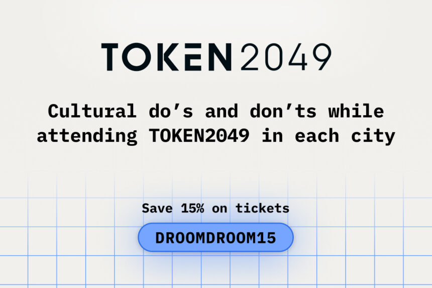 While Attending TOKEN2049 in Each City