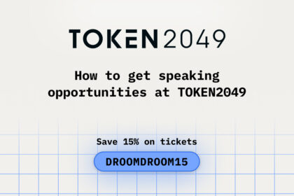 How to get speaking opportunities at TOKEN2049