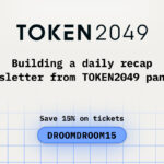 Building a daily recap newsletter from TOKEN2049 panels