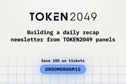 Building a daily recap newsletter from TOKEN2049 panels