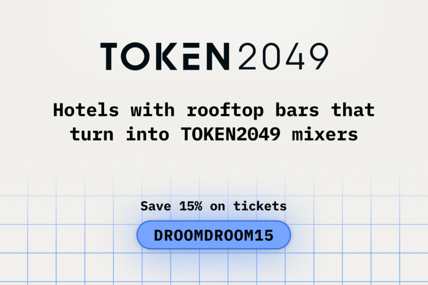 Hotels with rooftop bars that turn into TOKEN2049 mixers